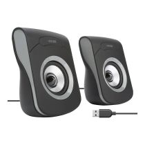 Enceintes APM Filaires USB 2.0 - Duo Haut-Parleurs PC